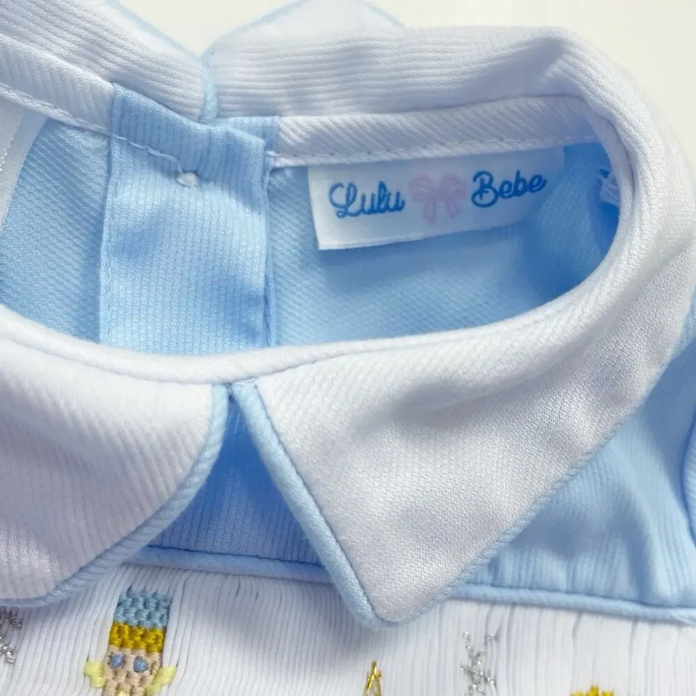Lulu Bebe Nutcracker Smocked Bubble